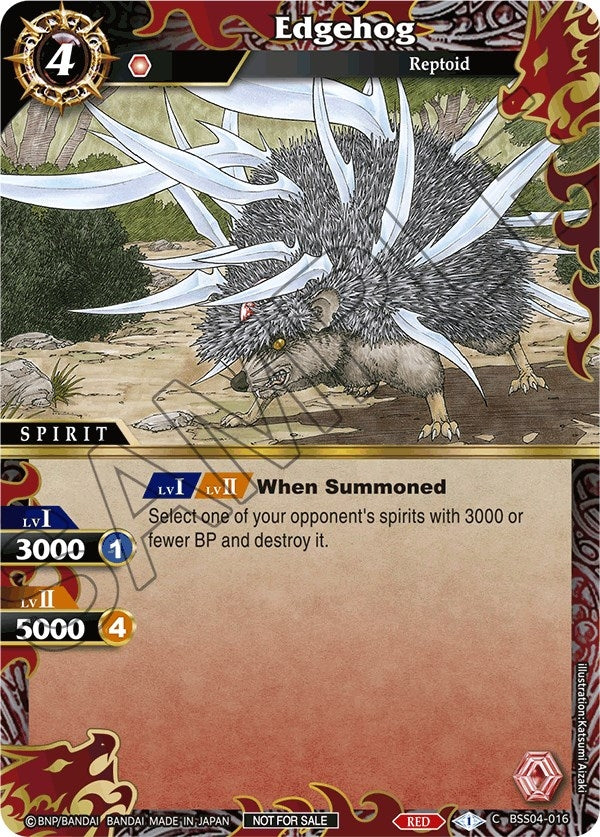 Image for Edgehog (Event Pack 2024 Vol. 1) (Launch & Event Promos) (BSS04-016) - Battle Spirits Saga