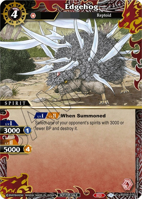 Image for Edgehog (Grand Tour Finalist Card Set 2024 Vol. 1) (Launch & Event Promos) (BSS04-016) - Battle Spirits Saga