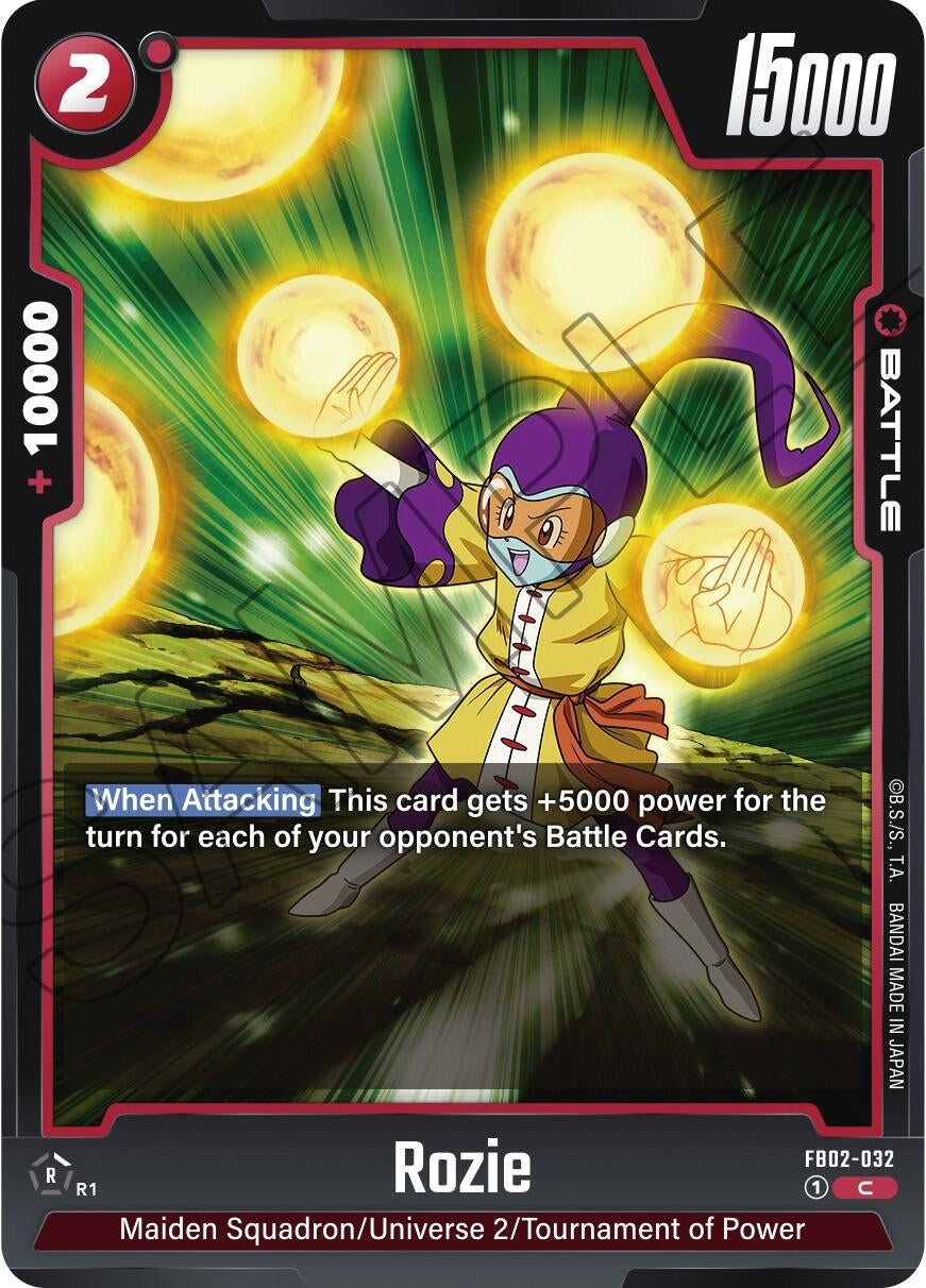 Image for Rozie (Blazing Aura) (FB02-032) - Dragon Ball Super: Fusion World