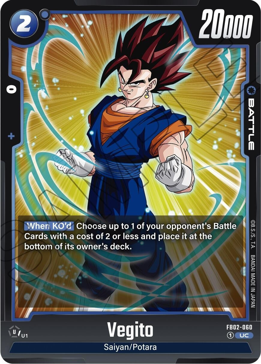 Image for Vegito - FB02-060 (Blazing Aura) (FB02-060) - Dragon Ball Super: Fusion World