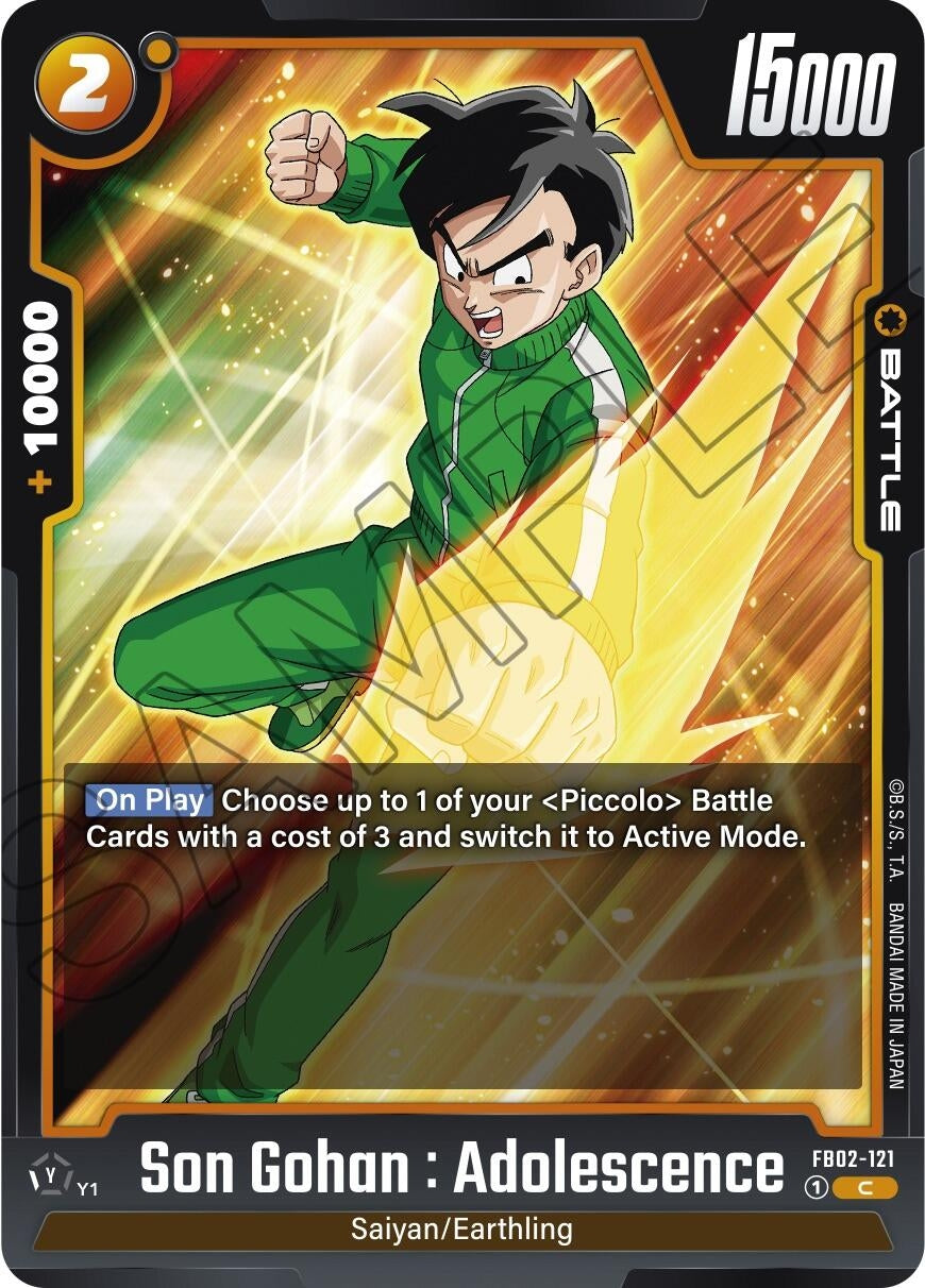 Image for Son Gohan : Adolescence - FB02-121 (Blazing Aura) (FB02-121) - Dragon Ball Super: Fusion World