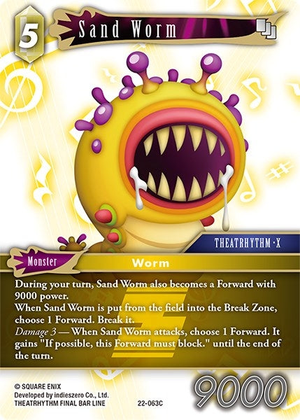 Image for Sand Worm (Hidden Hope) (22-063C) - Final Fantasy TCG