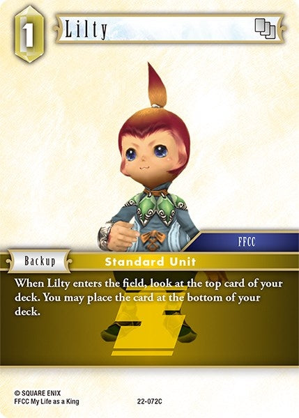 Image for Lilty (Hidden Hope) (22-072C) - Final Fantasy TCG