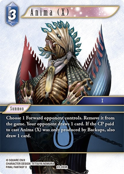 Image for Anima (X) (Hidden Hope) (22-093R) - Final Fantasy TCG
