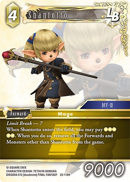 Image for Shantotto LB (Hidden Hope) (22-118H) - Final Fantasy TCG