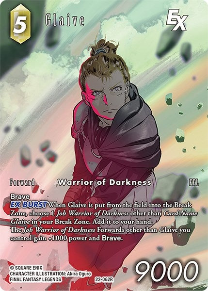 Image for Glaive EX (Full Art) (Hidden Hope) (22-062R) - Final Fantasy TCG