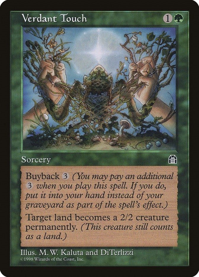 Image for Verdant Touch (Stronghold) - Magic: The Gathering