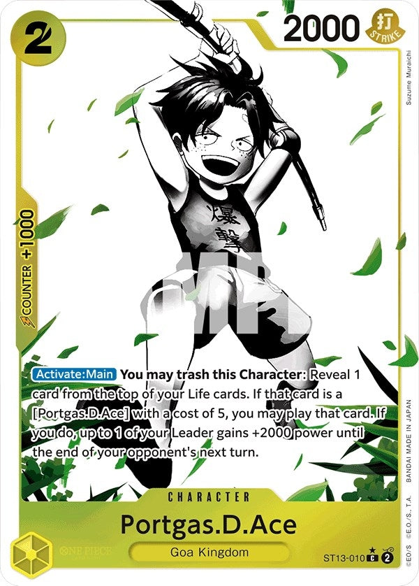 Image for Portgas.D.Ace (010) (Parallel) (Ultra Deck: The Three Brothers) (ST13-010) - One Piece Card Game
