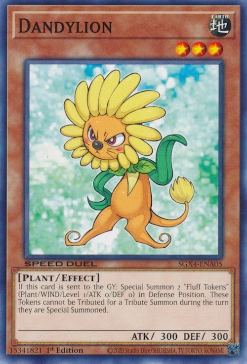 Image for Dandylion (Speed Duel GX: Midterm Destruction) (SGX4-ENA05) - YuGiOh