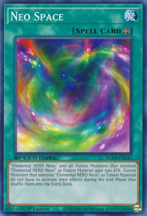 Image for Neo Space (Speed Duel GX: Midterm Destruction) (SGX4-ENA11) - YuGiOh