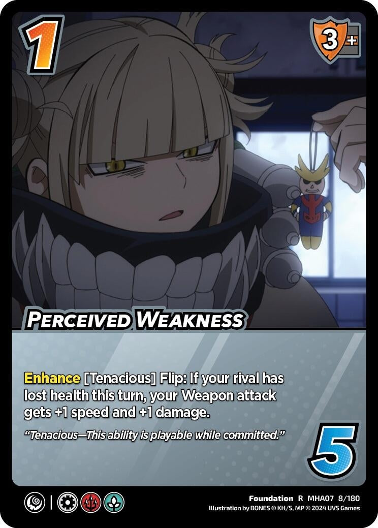 Image for Perceived Weakness (UniVersus: My Hero Academia: Girl Power) (8/180) - UniVersus