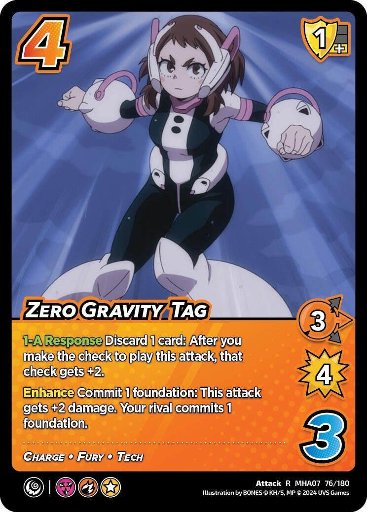Image for Zero Gravity Tag (UniVersus: My Hero Academia: Girl Power) (76/180) - UniVersus