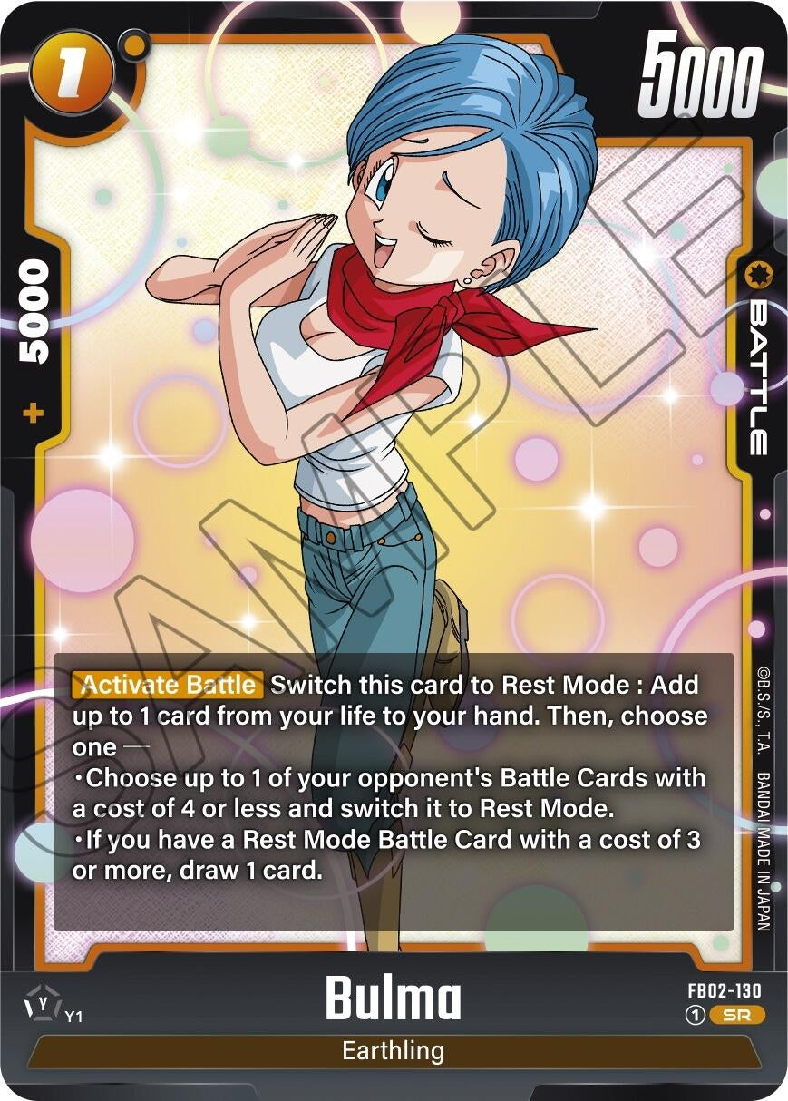 Image for Bulma - FB02-130 (Blazing Aura) (FB02-130) - Dragon Ball Super: Fusion World
