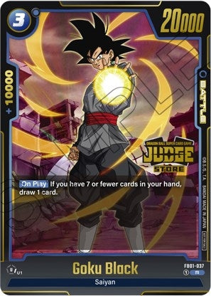 Image for Goku Black - FB01-037 (Judge Pack (Store Judge) 01) (Tournament and Championship Promos) (FB01-037) - Dragon Ball Super: Fusion World
