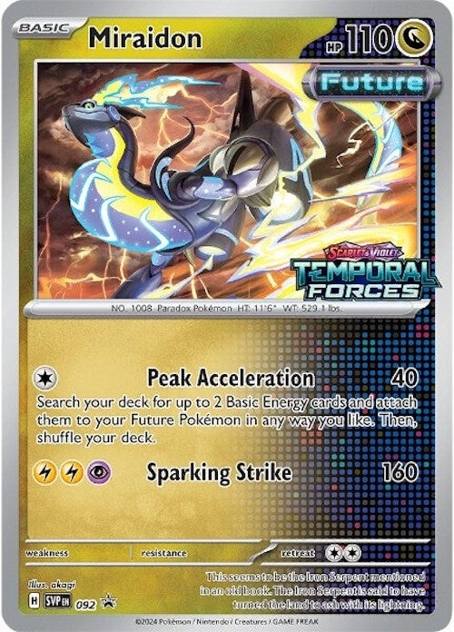 Image for Miraidon - 092 (Prerelease) (SV: Scarlet & Violet Promo Cards) (092) - Pokemon