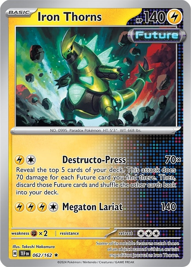 Image for Iron Thorns (Deck Exclusives) (062/162) - Pokemon