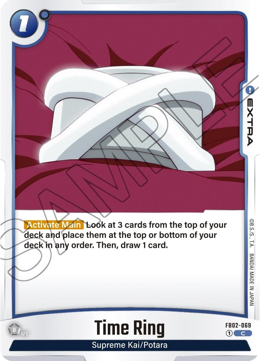 Image for Time Ring (Blazing Aura) (FB02-069) - Dragon Ball Super: Fusion World