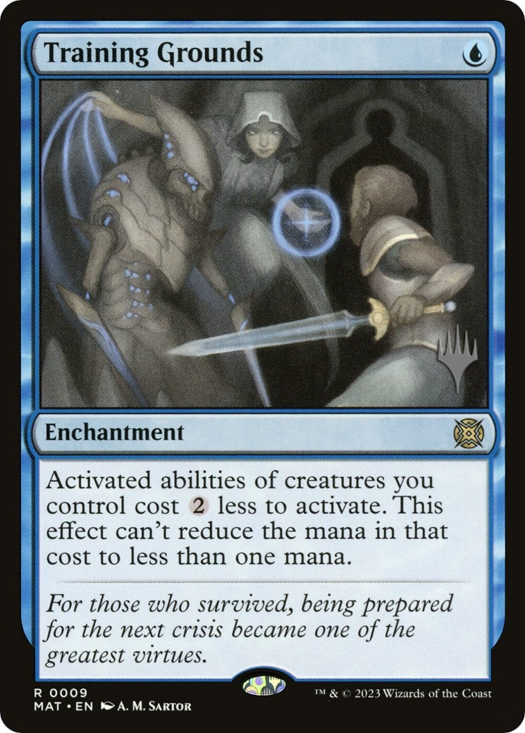 Image for Training Grounds (Promo Pack: Murders at Karlov Manor) (9) - Magic: The Gathering