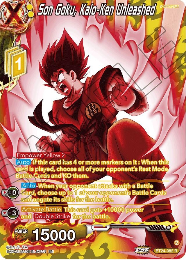 Image for Son Goku, Kaio-Ken Unleashed (Collector Booster Silver) (Beyond Generations) (BT24-082) - Dragon Ball Super: Masters