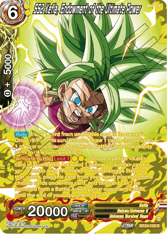 Image for SS2 Kefla, Endowment of the Ultimate Power (Collector Booster Silver) (Beyond Generations) (BT24-108) - Dragon Ball Super: Masters