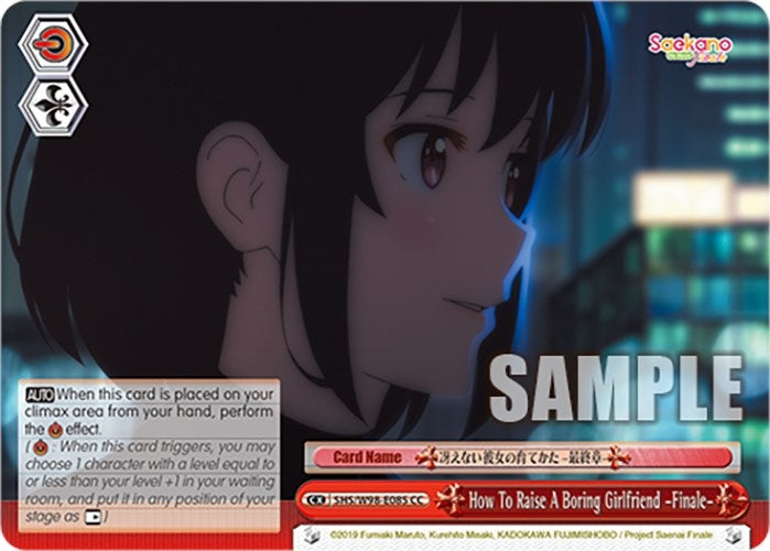 Image for How To Raise A Boring Girlfriend Finale (Saekano the Movie: Finale) (SHS/W98-E085 CC) - Weiss Schwarz