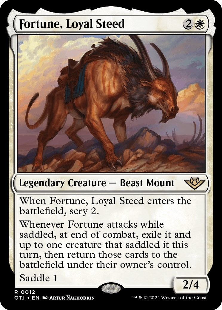Image for Fortune, Loyal Steed (Outlaws of Thunder Junction) (12) - Magic: The Gathering
