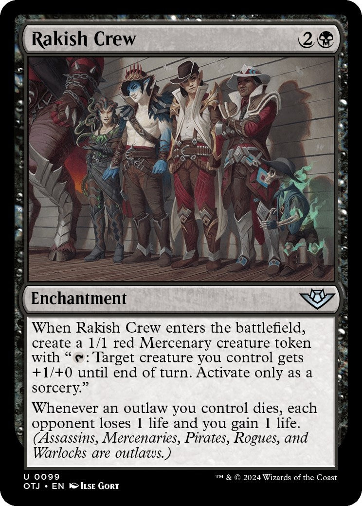 Image for Rakish Crew (Outlaws of Thunder Junction) (99) - Magic: The Gathering