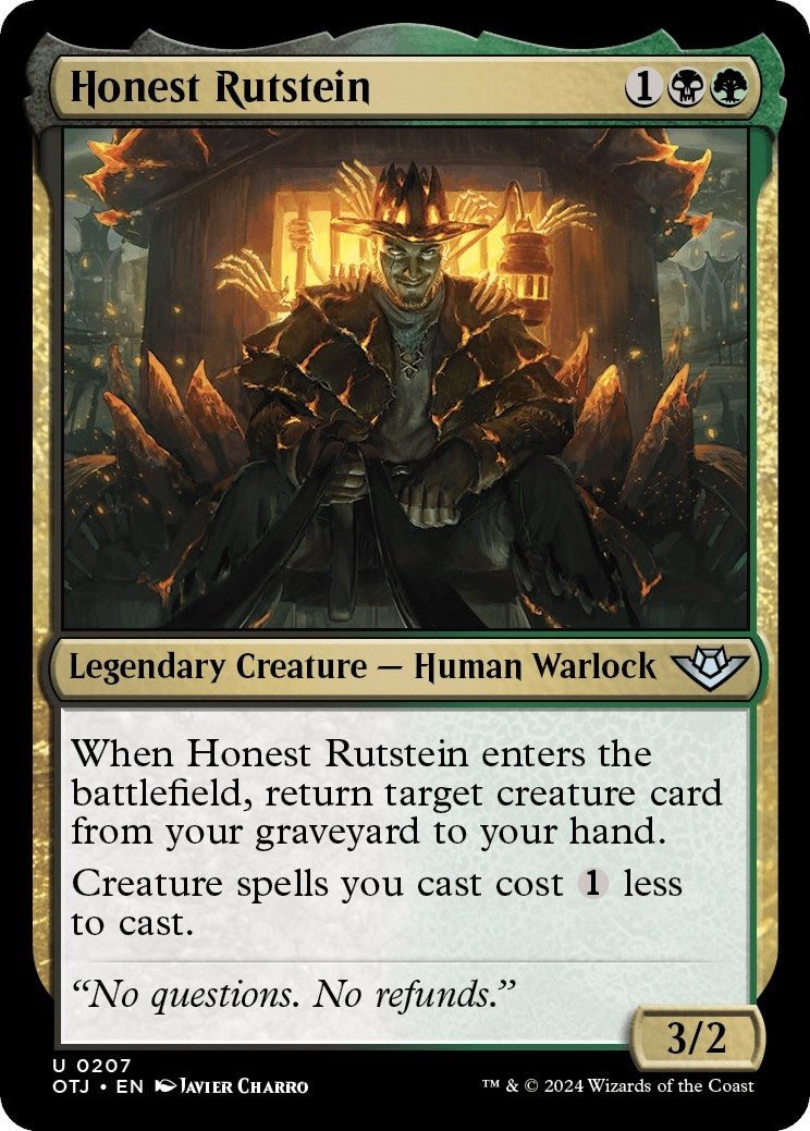 Image for Honest Rutstein (Outlaws of Thunder Junction) (207) - Magic: The Gathering