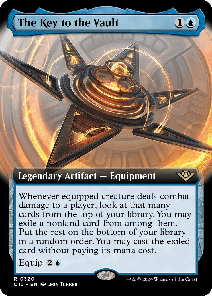 Image for The Key to the Vault (Extended Art) (Outlaws of Thunder Junction) (320) - Magic: The Gathering