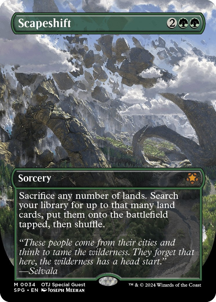 Image for Scapeshift (Borderless) (Special Guests) (34) - Magic: The Gathering