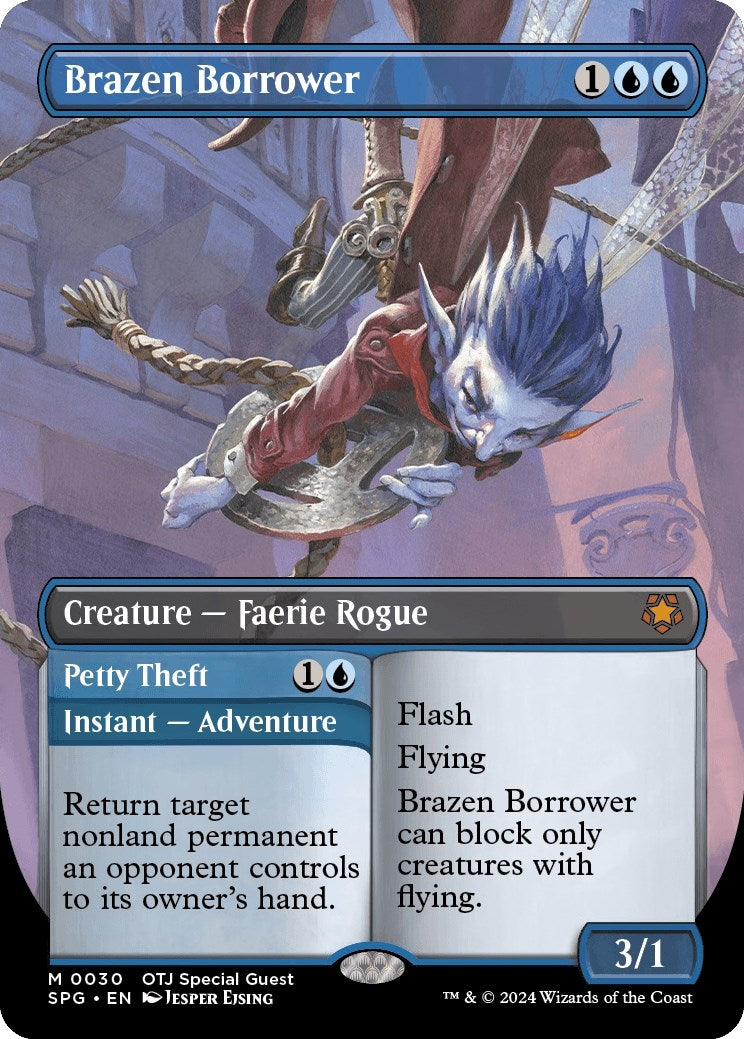 Image for Brazen Borrower (Borderless) (Special Guests) (30) - Magic: The Gathering