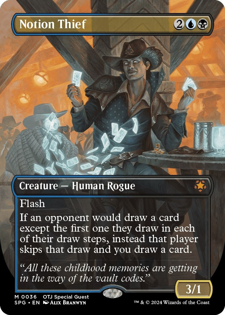 Image for Notion Thief (Borderless) (Special Guests) (36) - Magic: The Gathering