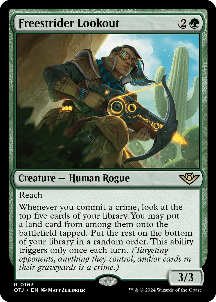 Image for Freestrider Lookout (Outlaws of Thunder Junction) (163) - Magic: The Gathering