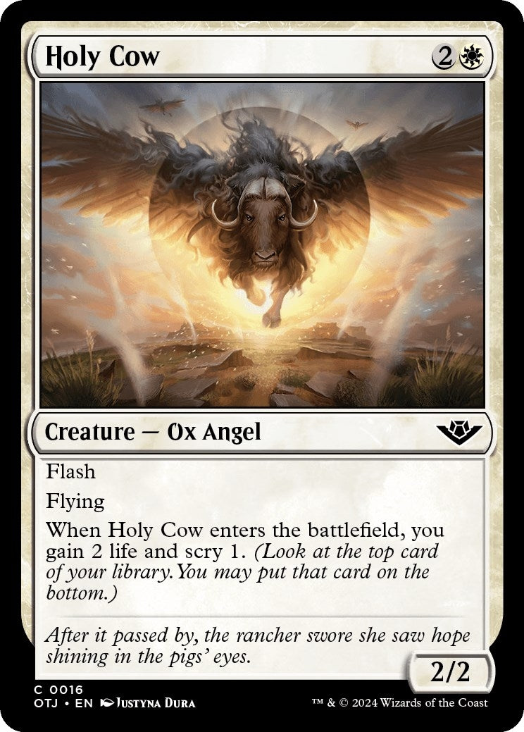 Image for Holy Cow (Outlaws of Thunder Junction) (16) - Magic: The Gathering
