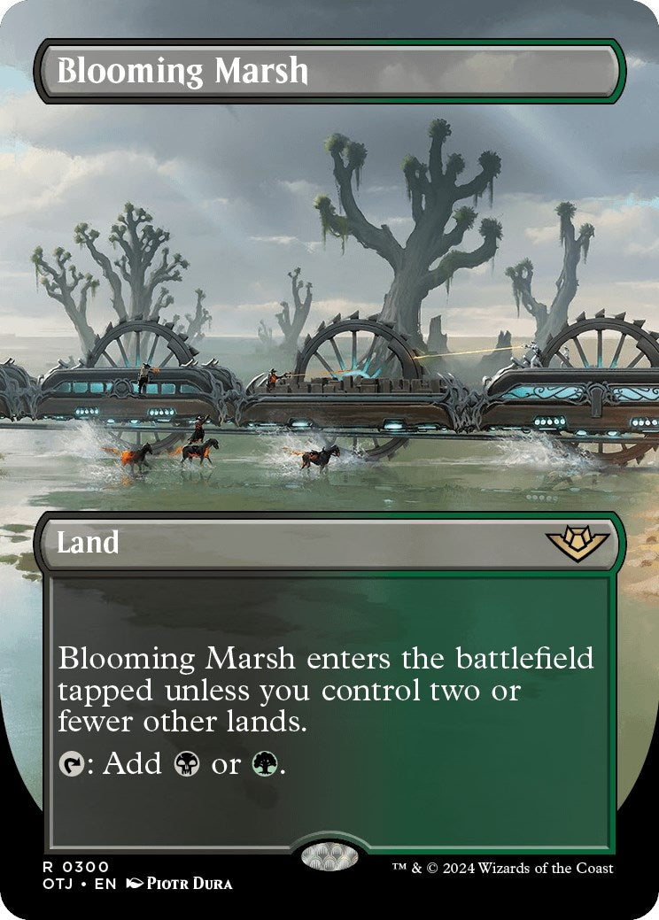 Image for Blooming Marsh (Borderless) (Outlaws of Thunder Junction) (300) - Magic: The Gathering