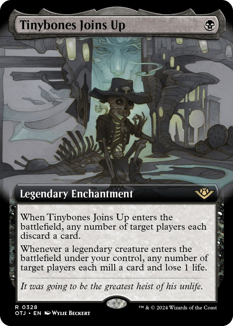 Image for Tinybones Joins Up (Extended Art) (Outlaws of Thunder Junction) (328) - Magic: The Gathering
