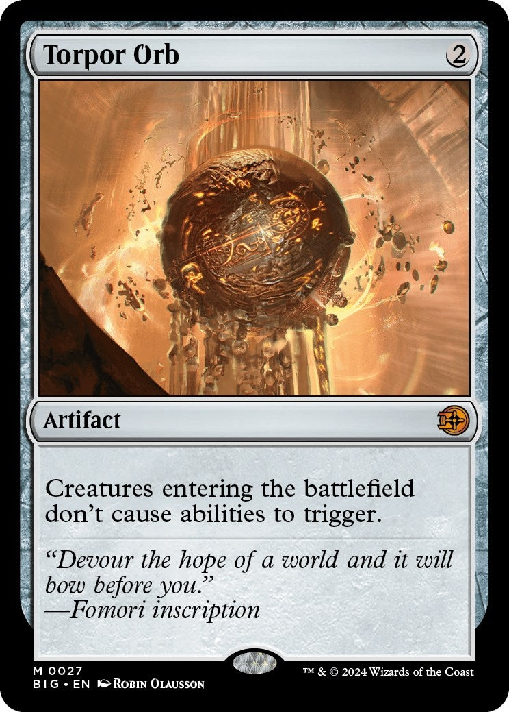 Image for Torpor Orb (Outlaws of Thunder Junction: The Big Score) (27) - Magic: The Gathering