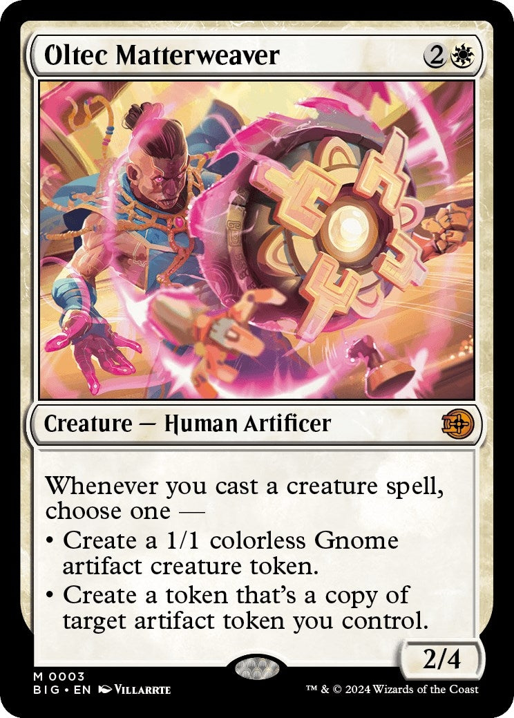 Image for Oltec Matterweaver (Outlaws of Thunder Junction: The Big Score) (3) - Magic: The Gathering