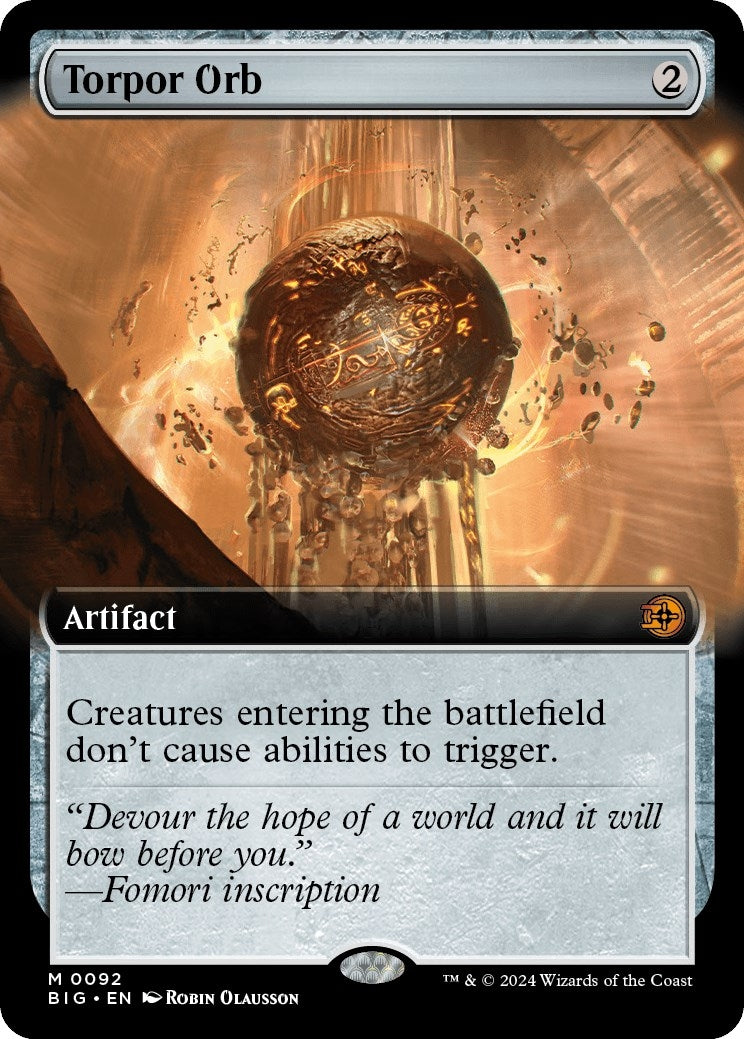 Image for Torpor Orb (Extended Art) (Outlaws of Thunder Junction: The Big Score) (92) - Magic: The Gathering