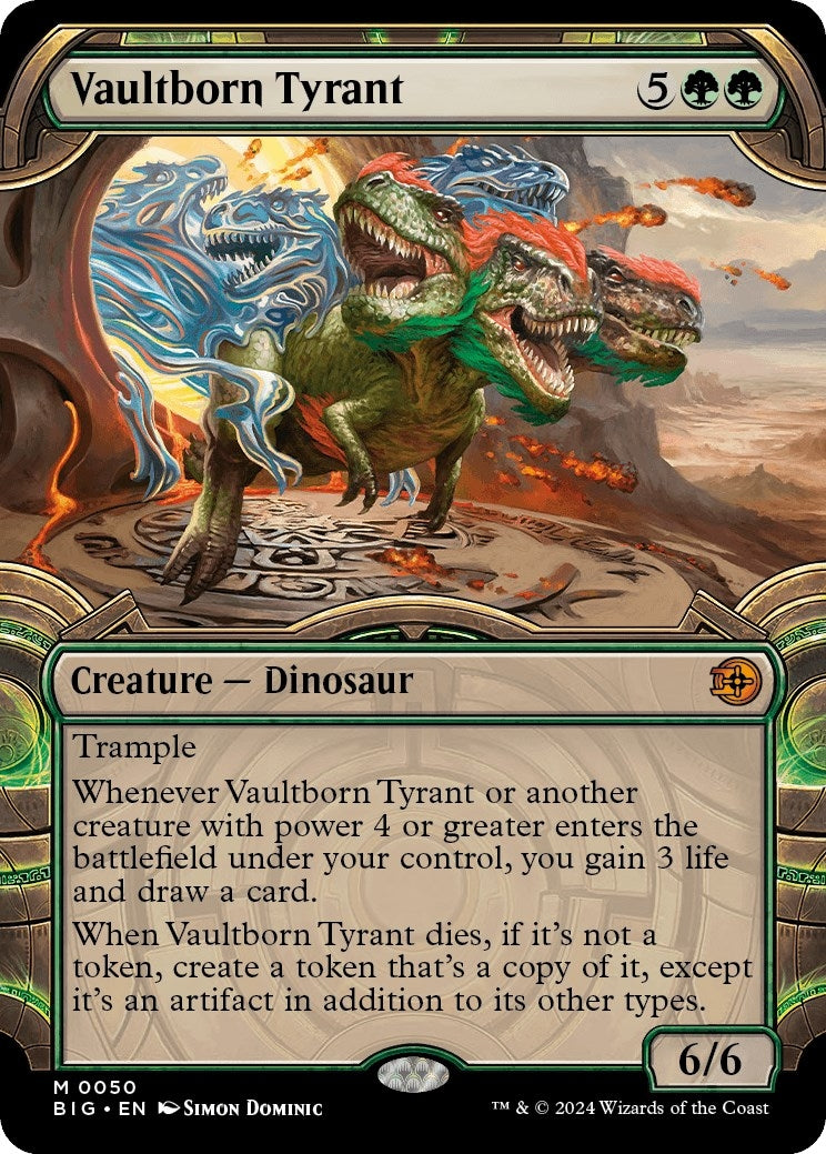 Image for Vaultborn Tyrant (Showcase) (Outlaws of Thunder Junction: The Big Score) (50) - Magic: The Gathering