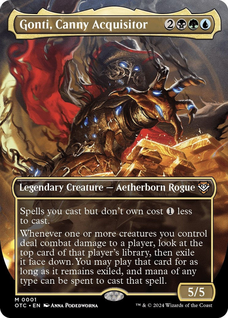 Image for Gonti, Canny Acquisitor (Borderless) (Commander: Outlaws of Thunder Junction) (1) - Magic: The Gathering
