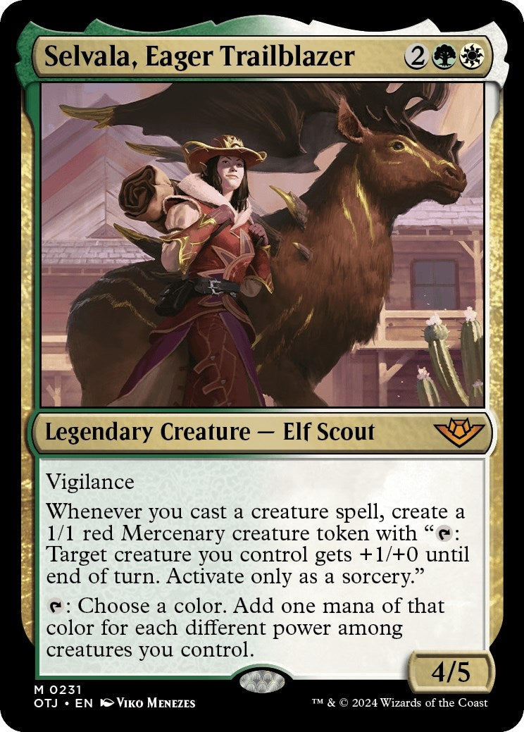 Image for Selvala, Eager Trailblazer (Outlaws of Thunder Junction) (231) - Magic: The Gathering