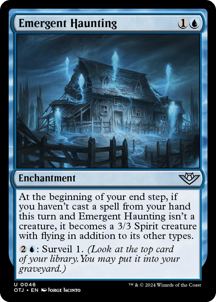 Image for Emergent Haunting (Outlaws of Thunder Junction) (46) - Magic: The Gathering