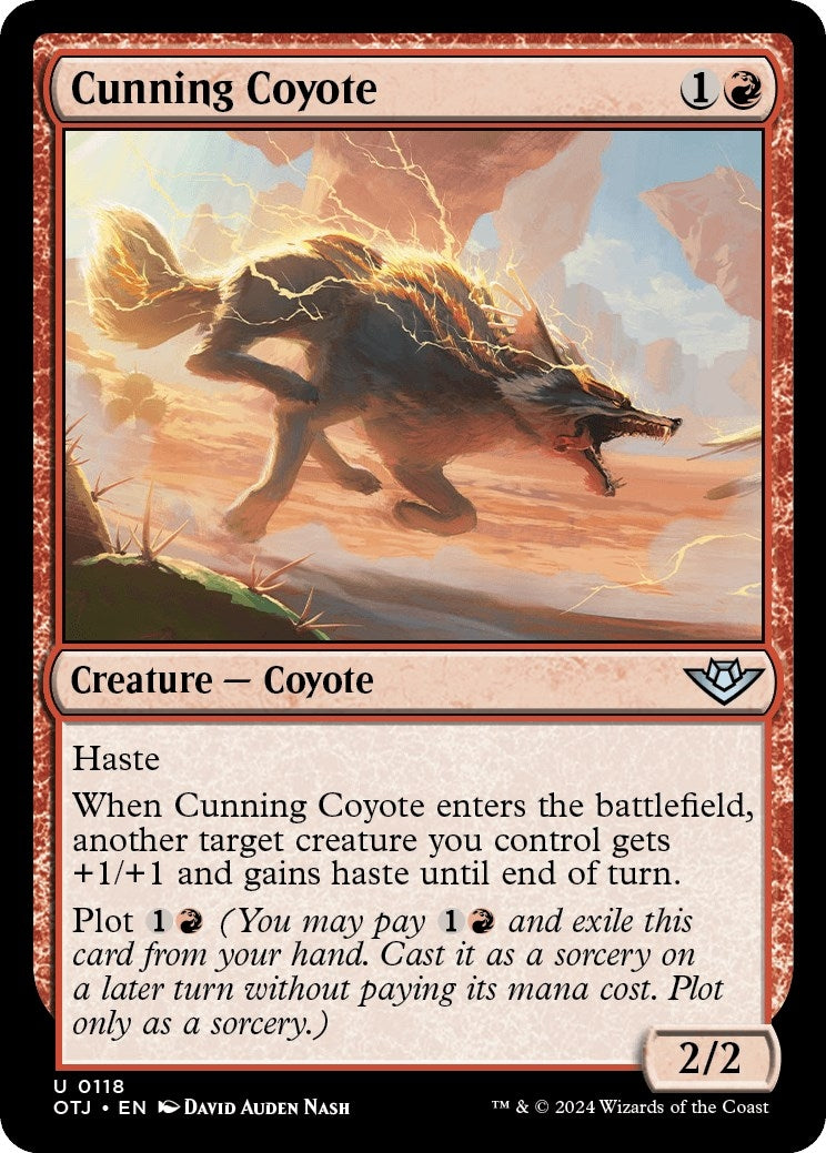 Image for Cunning Coyote (Outlaws of Thunder Junction) (118) - Magic: The Gathering