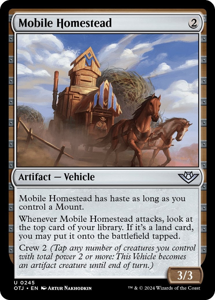 Image for Mobile Homestead (Outlaws of Thunder Junction) (245) - Magic: The Gathering
