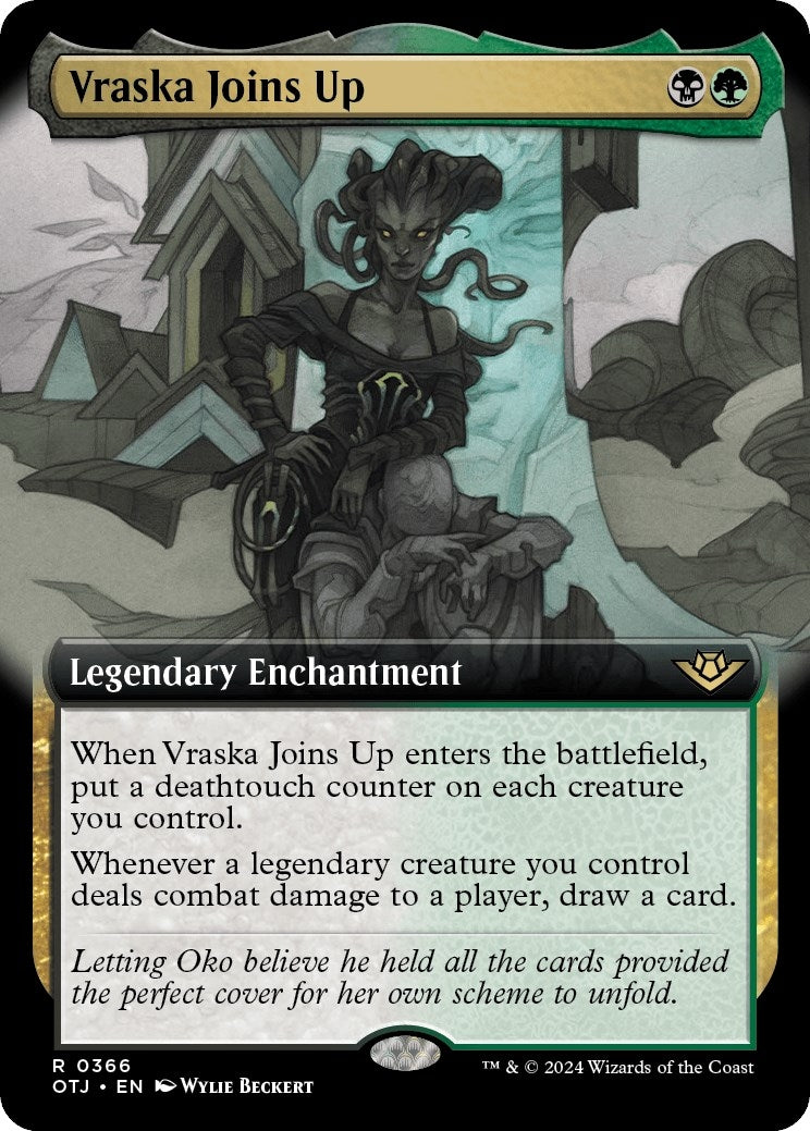 Image for Vraska Joins Up (Extended Art) (Outlaws of Thunder Junction) (366) - Magic: The Gathering