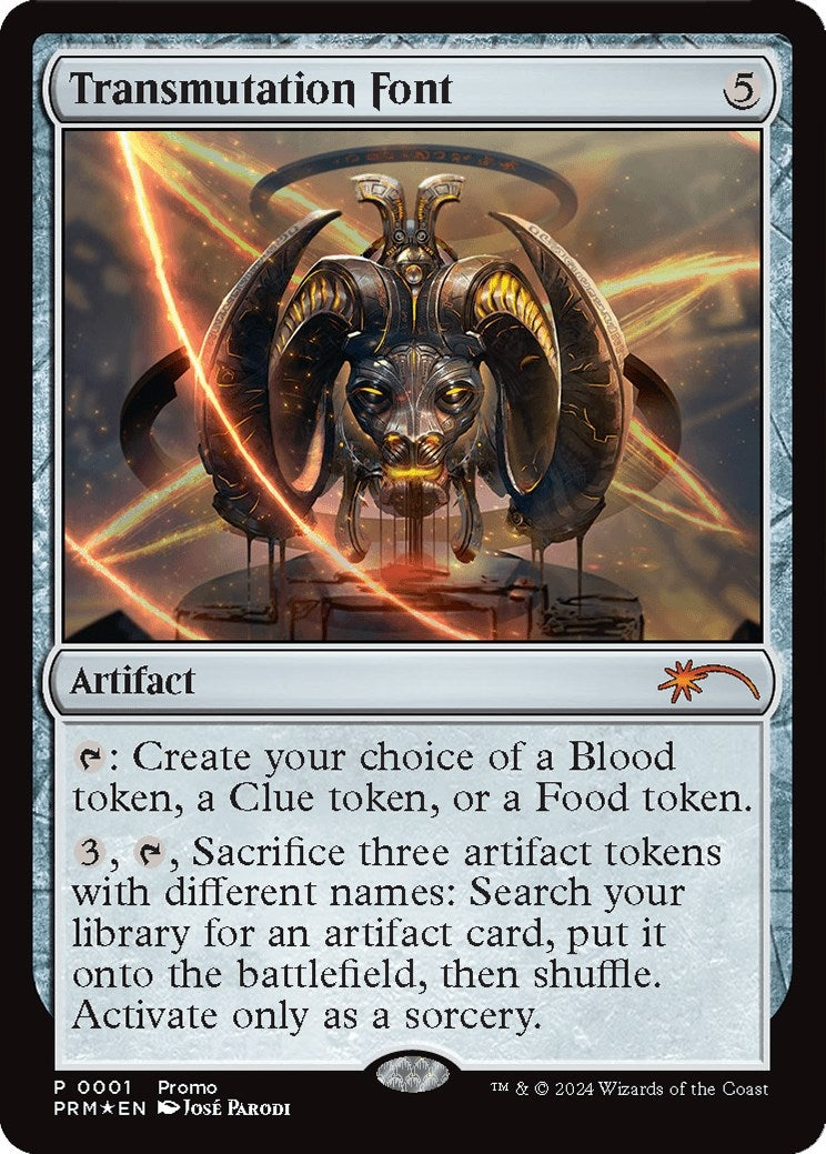 Image for Transmutation Font (Launch Party & Release Event Promos) (1) - Magic: The Gathering