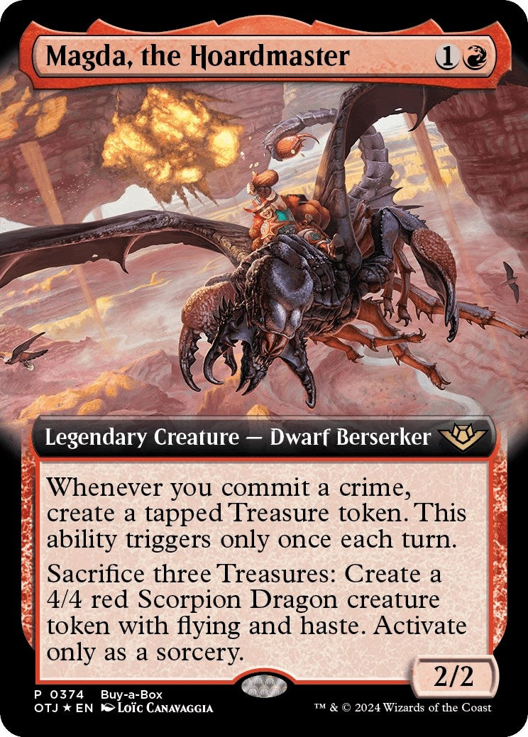 Image for Magda, the Hoardmaster (Extended Art) (Buy-A-Box Promos) (374) - Magic: The Gathering