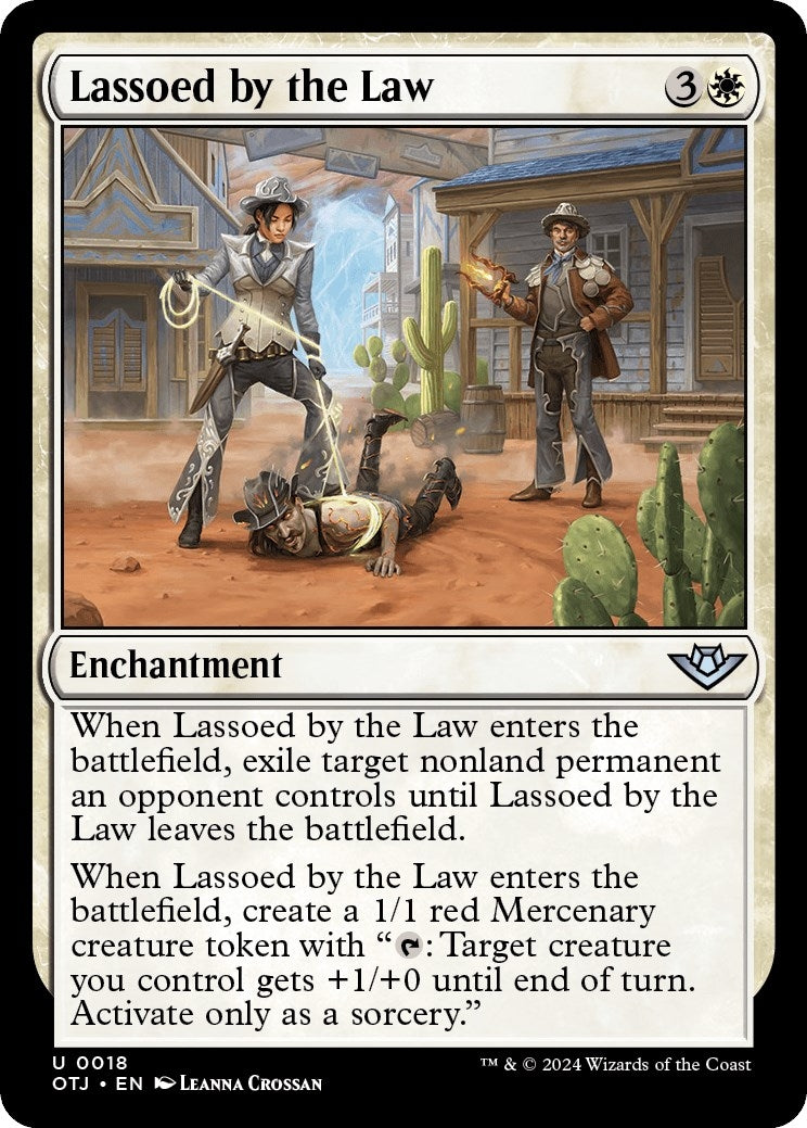 Image for Lassoed by the Law (Outlaws of Thunder Junction) (18) - Magic: The Gathering