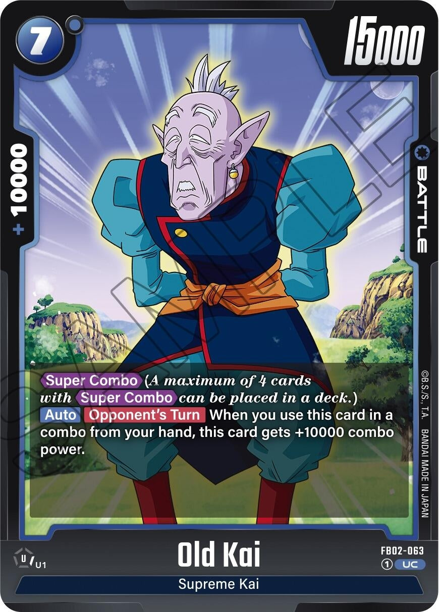 Image for Old Kai (Blazing Aura) (FB02-063) - Dragon Ball Super: Fusion World